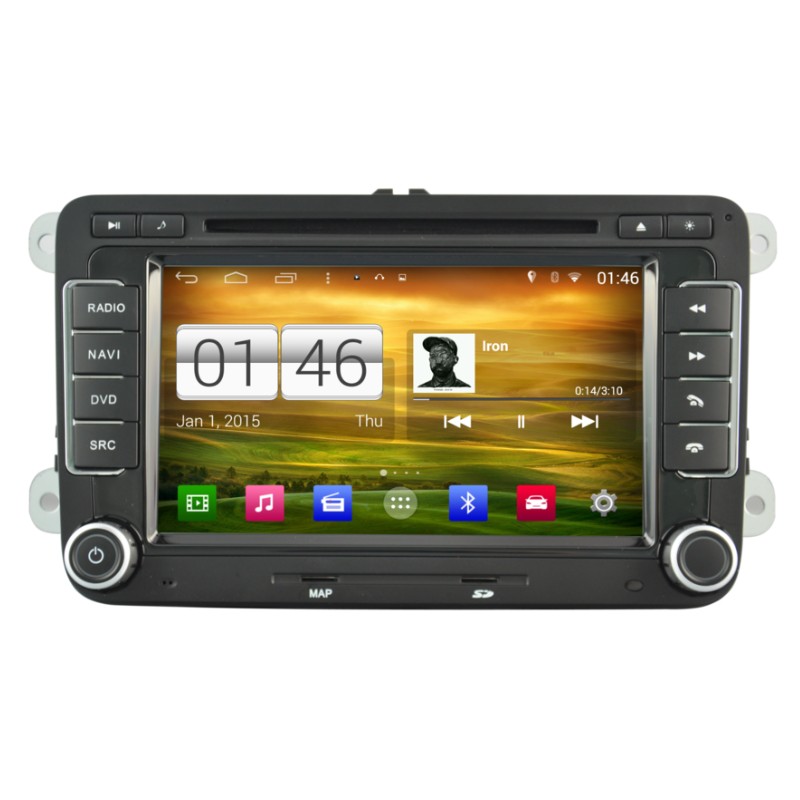 Autoradio GPS Bluetooth Android & Apple Carplay VW Golf 5,6,Touran,Tiguan,Passat,Transporter  T5,Polo,Scirocco,Beetle,EOS + CAM