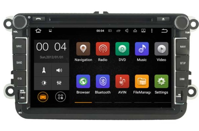 Autoradio GPS Android 12 VOLKSWAGEN Golf 6 – GOAUTORADIO